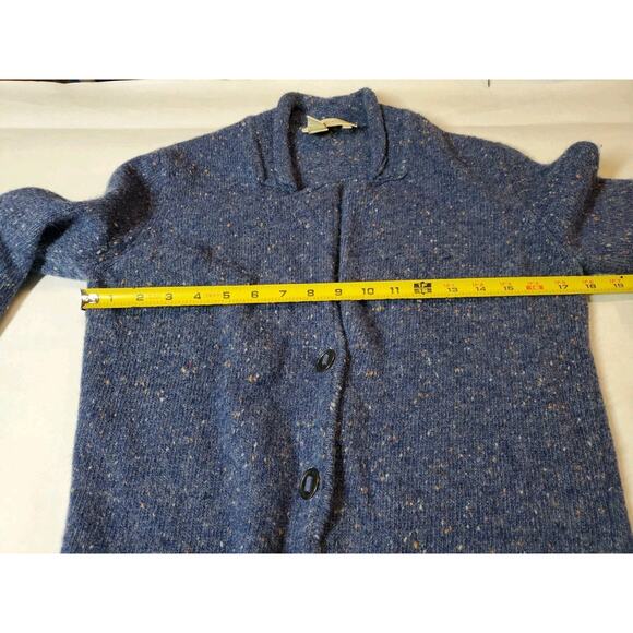 The Territory Ahead Sweater XS Womens Navy Blue Long Cardigan Pockets LambsWool - Picture 6 of 8